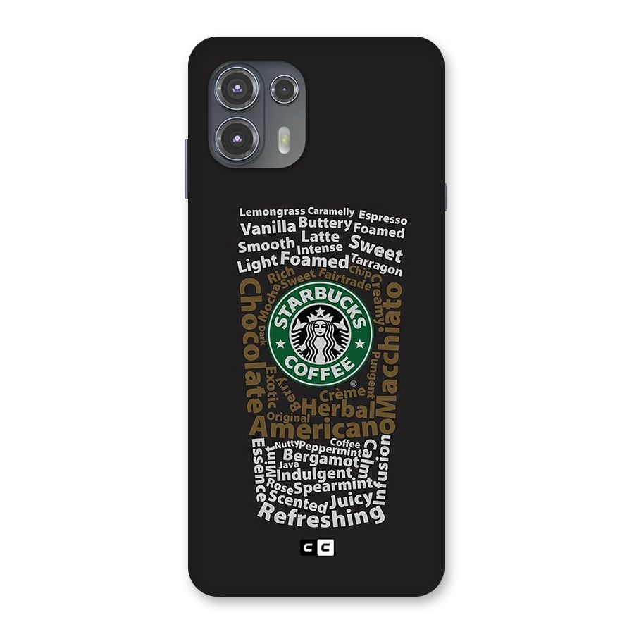 Glass StarBucks Back Case for Motorola Edge 20 Fusion