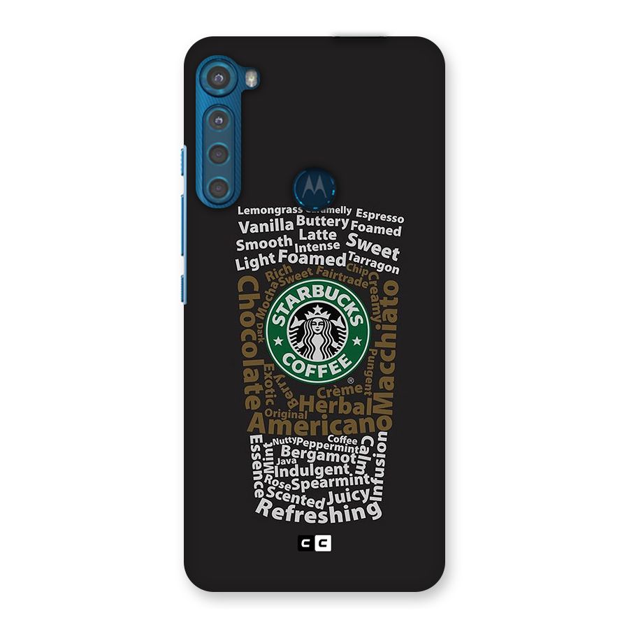 Glass StarBucks Back Case for Motorola One Fusion Plus