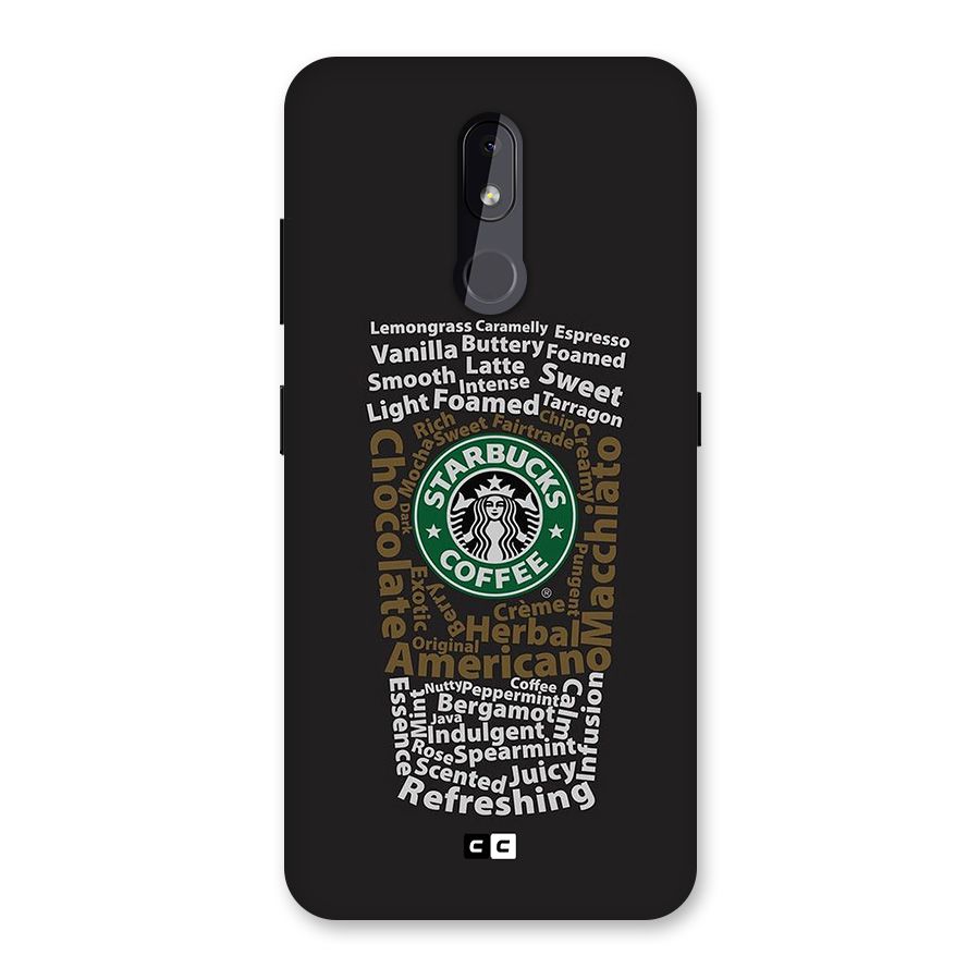 Glass StarBucks Back Case for Nokia 3.2