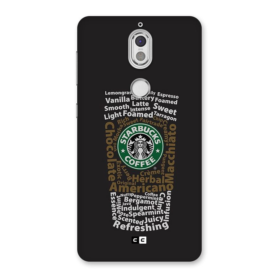 Glass StarBucks Back Case for Nokia 7