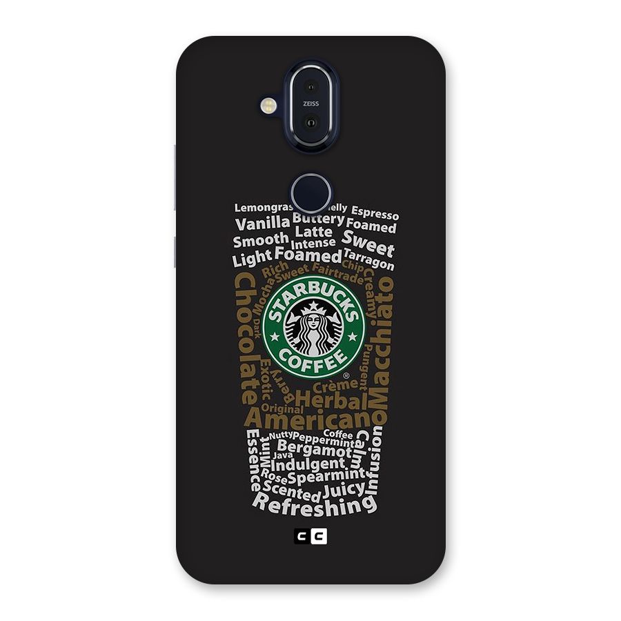 Glass StarBucks Back Case for Nokia 8.1