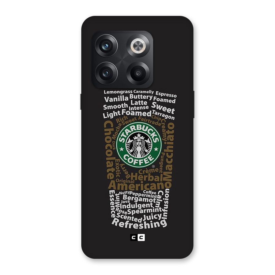 Glass StarBucks Back Case for OnePlus 10T