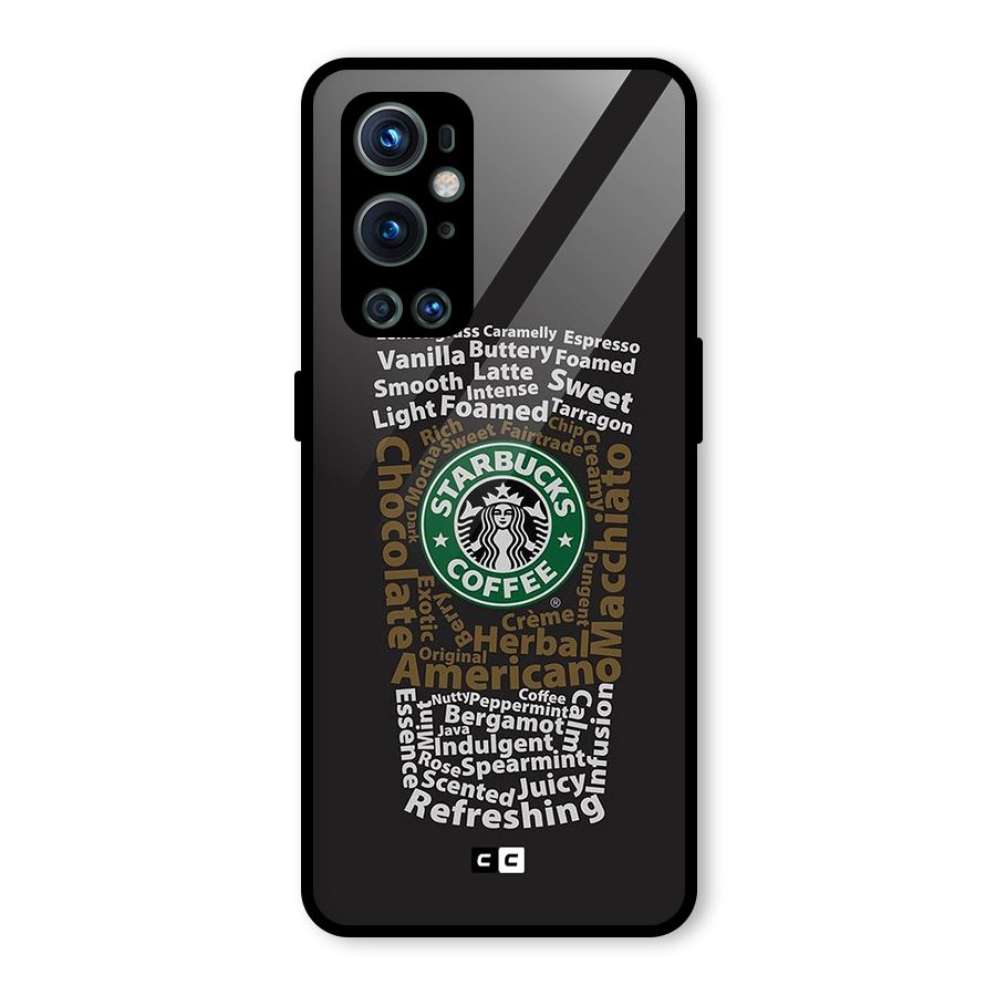 Glass StarBucks Glass Back Case for OnePlus 9 Pro