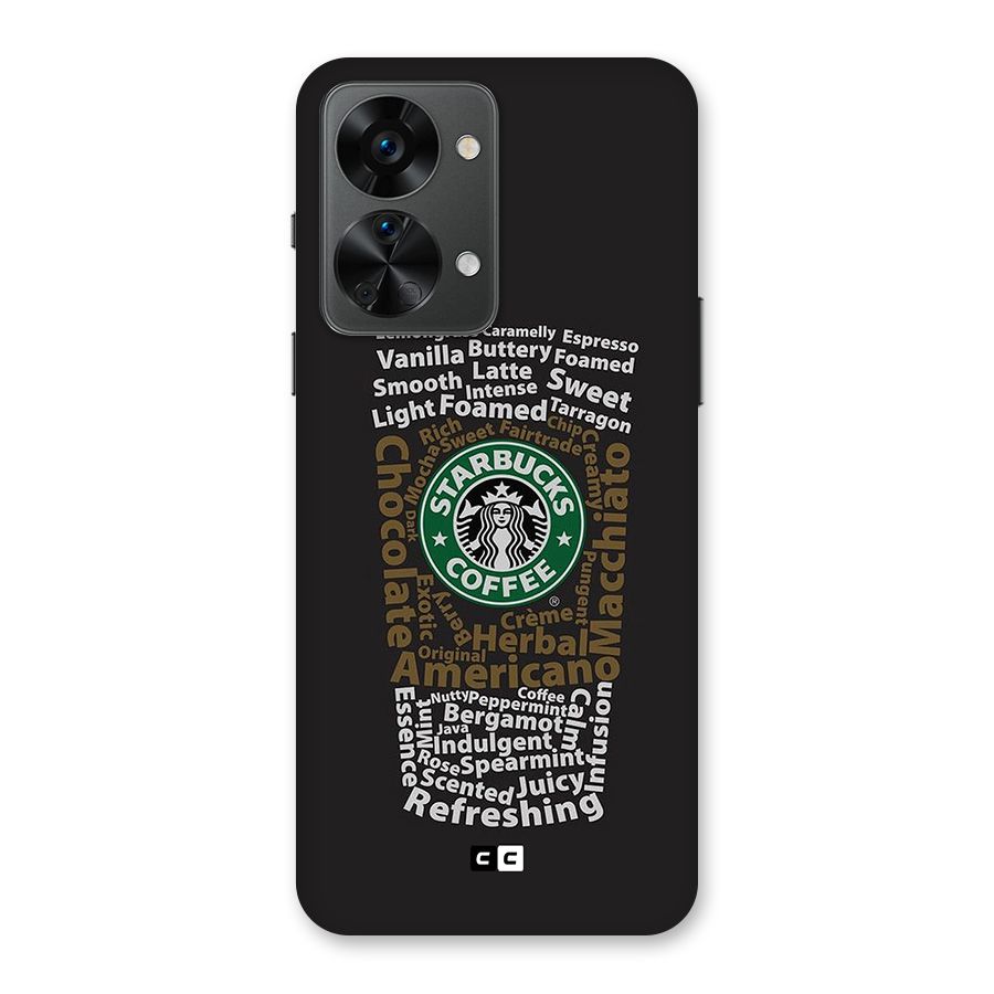 Glass StarBucks Back Case for OnePlus Nord 2T