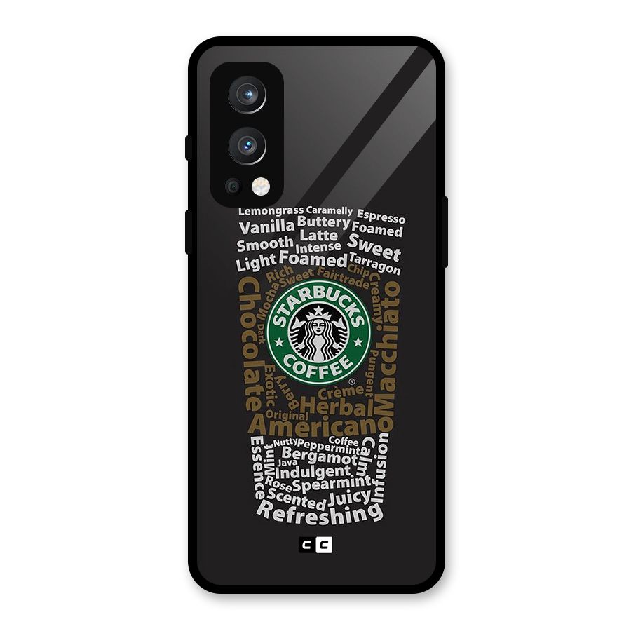 Glass StarBucks Glass Back Case for OnePlus Nord 2 5G