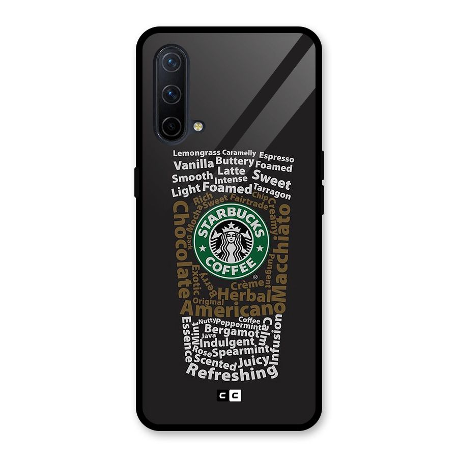 Glass StarBucks Glass Back Case for OnePlus Nord CE 5G