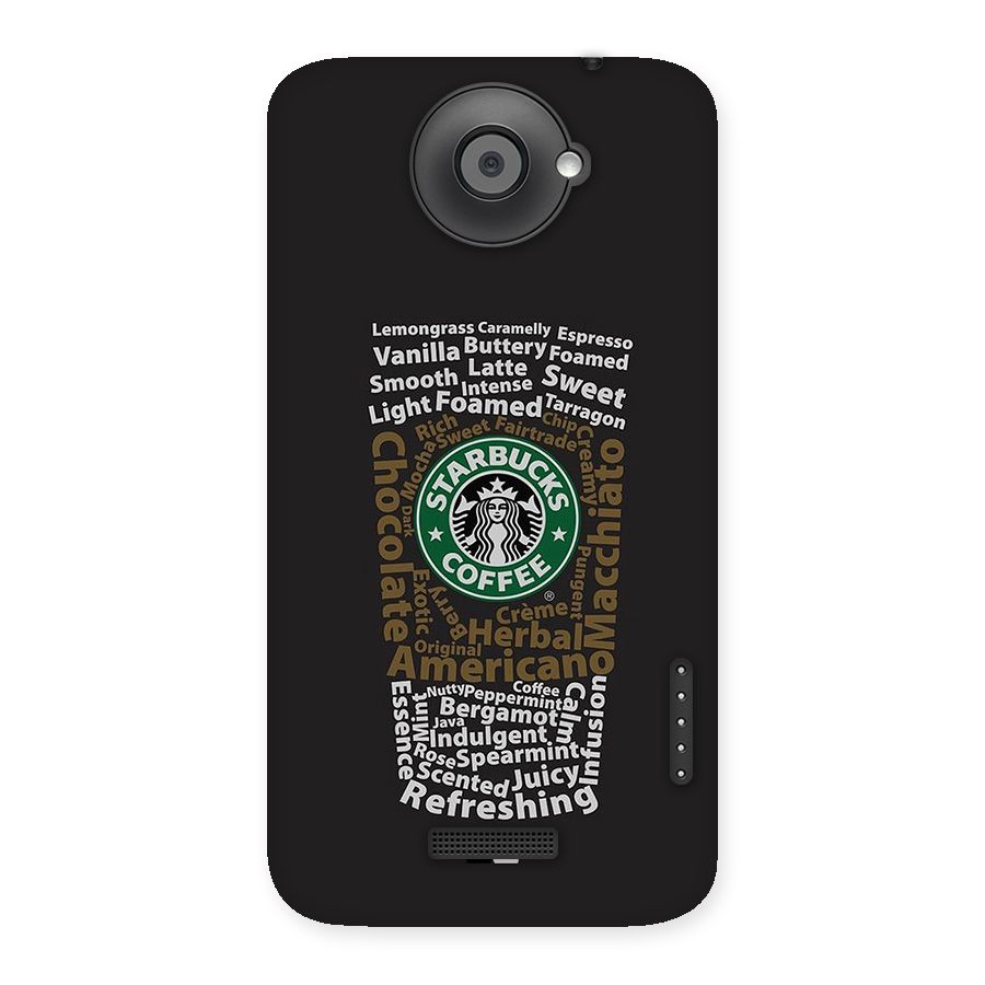 Glass StarBucks Back Case for One X