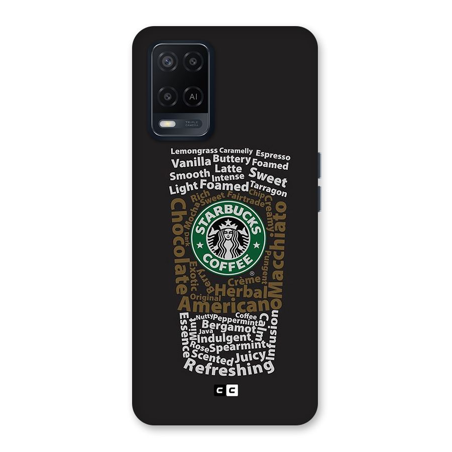 Glass StarBucks Back Case for Oppo A54
