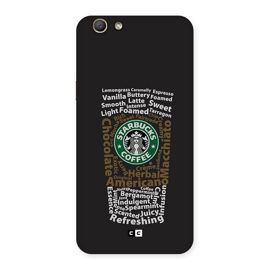 Glass StarBucks Back Case for Oppo A59