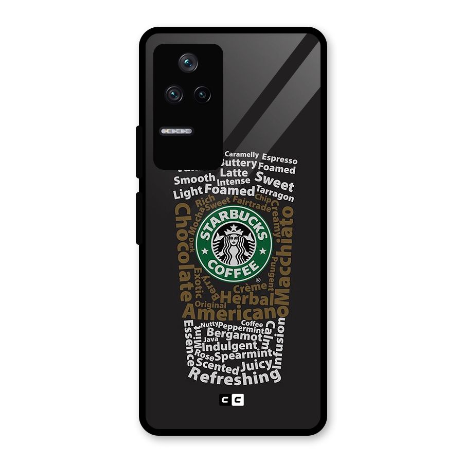 Glass StarBucks Glass Back Case for Poco F4 5G