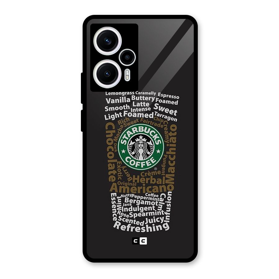 Glass StarBucks Glass Back Case for Poco F5