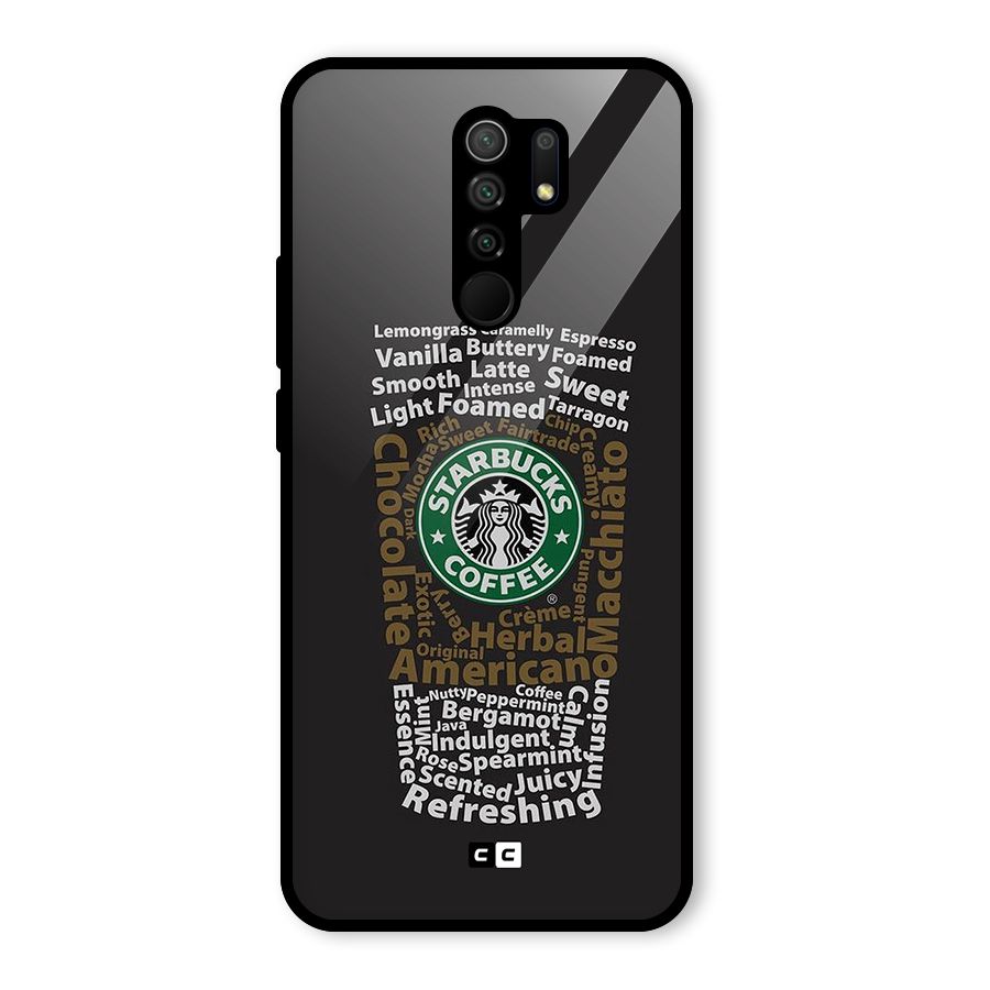 Glass StarBucks Glass Back Case for Poco M2