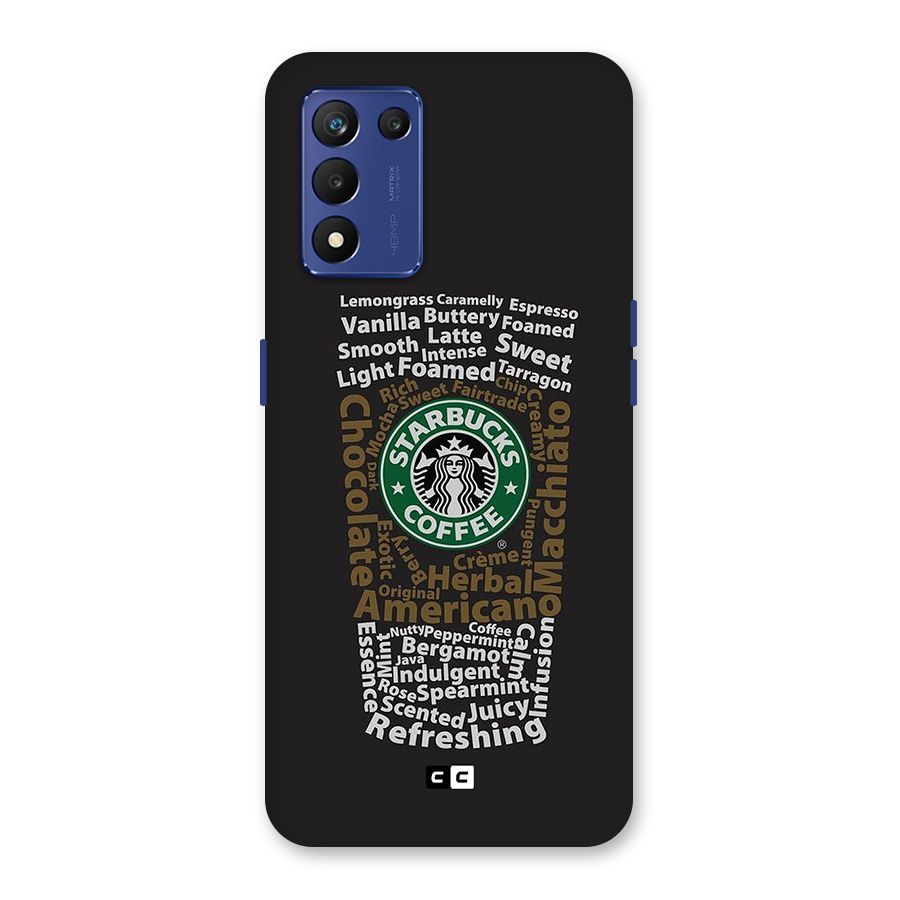 Glass StarBucks Glass Back Case for Realme 9 5G Speed