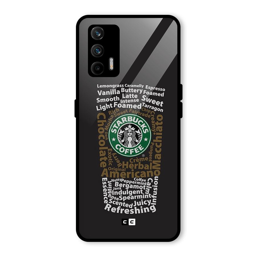 Glass StarBucks Glass Back Case for Realme GT 5G