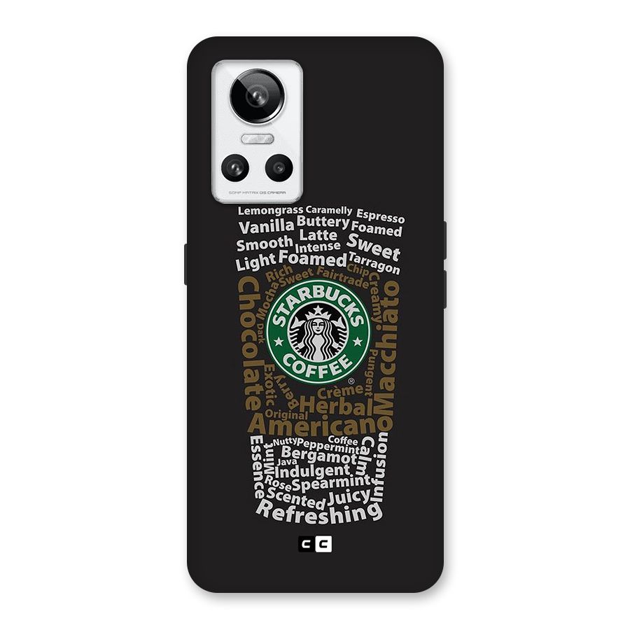 Glass StarBucks Back Case for Realme GT Neo 3