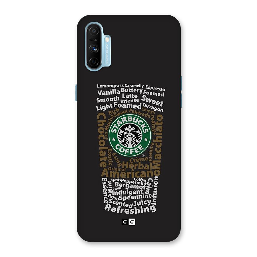 Glass StarBucks Back Case for Realme Narzo 20A