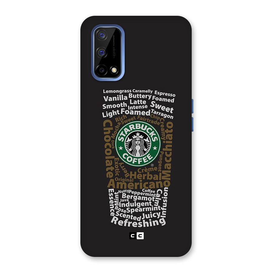Glass StarBucks Back Case for Realme Narzo 30 Pro