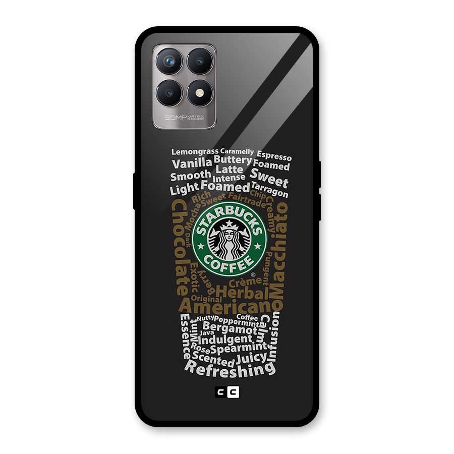 Glass StarBucks Glass Back Case for Realme Narzo 50