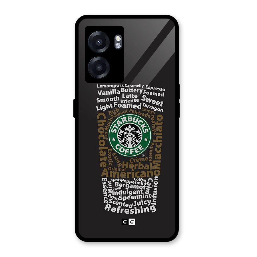 Glass StarBucks Glass Back Case for Realme Narzo 50 5G