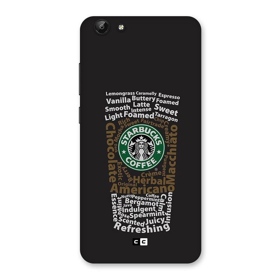 Glass StarBucks Back Case for Vivo Y69