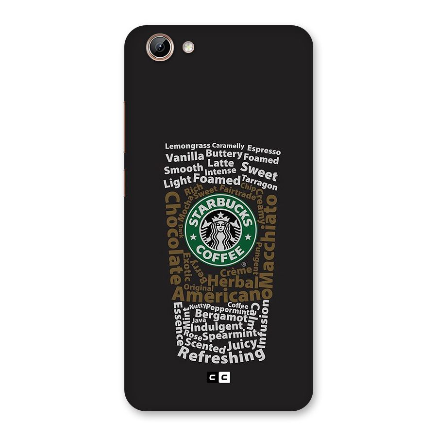 Glass StarBucks Back Case for Vivo Y71i