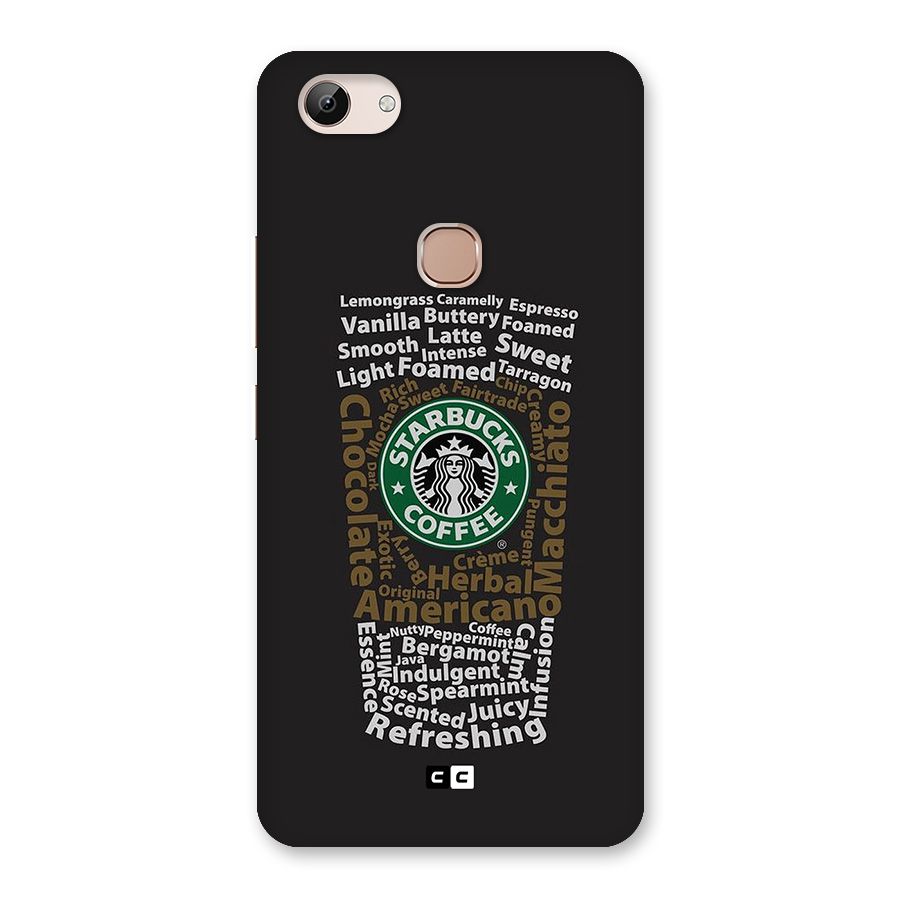 Glass StarBucks Back Case for Vivo Y83