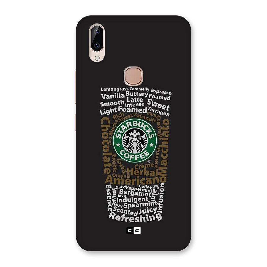 Glass StarBucks Back Case for Vivo Y83 Pro