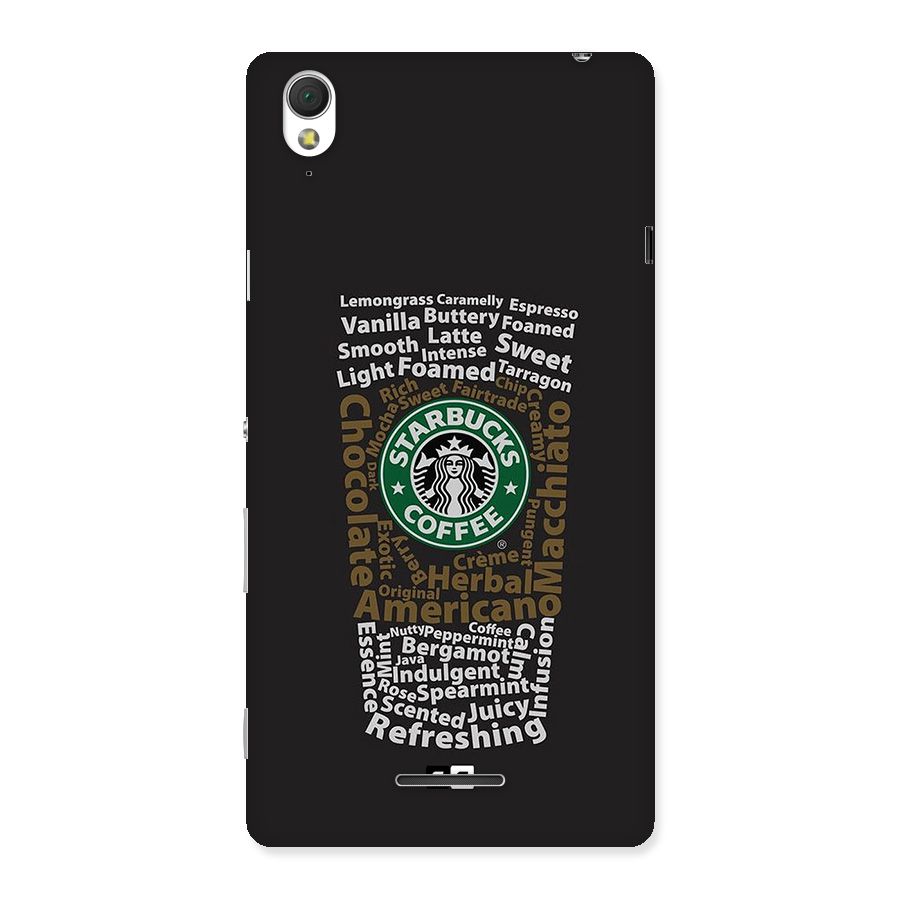 Glass StarBucks Back Case for Xperia T3