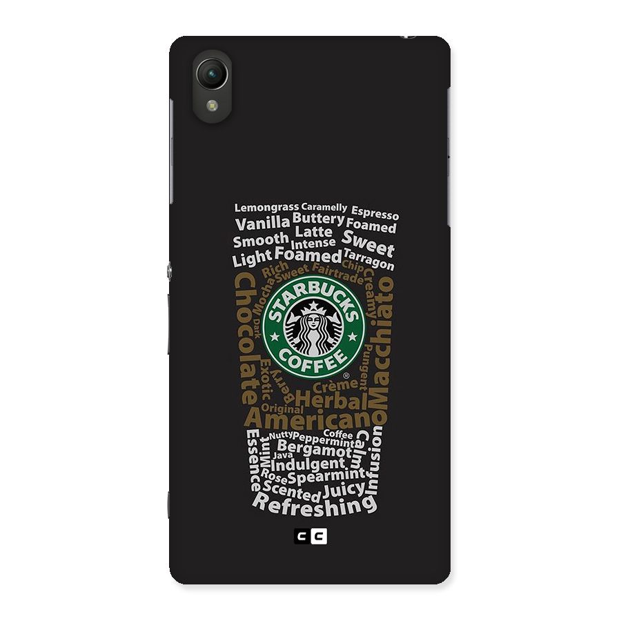Glass StarBucks Back Case for Xperia Z2