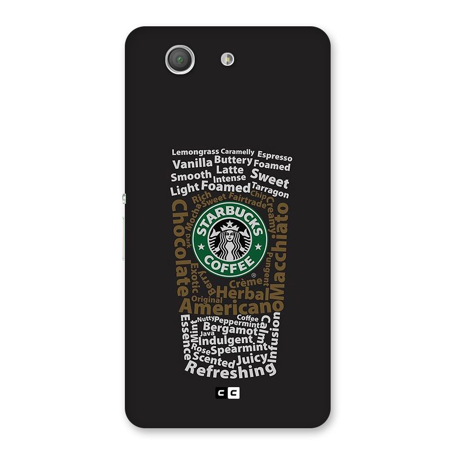 Glass StarBucks Back Case for Xperia Z3 Compact