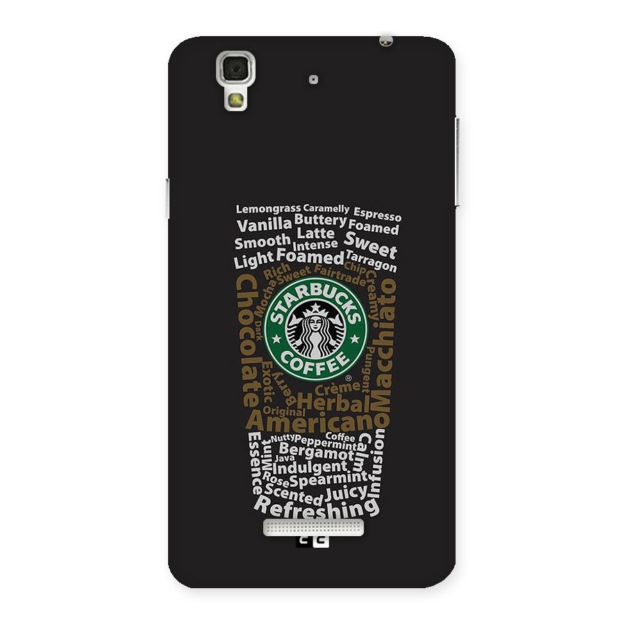 Glass StarBucks Back Case for Yureka
