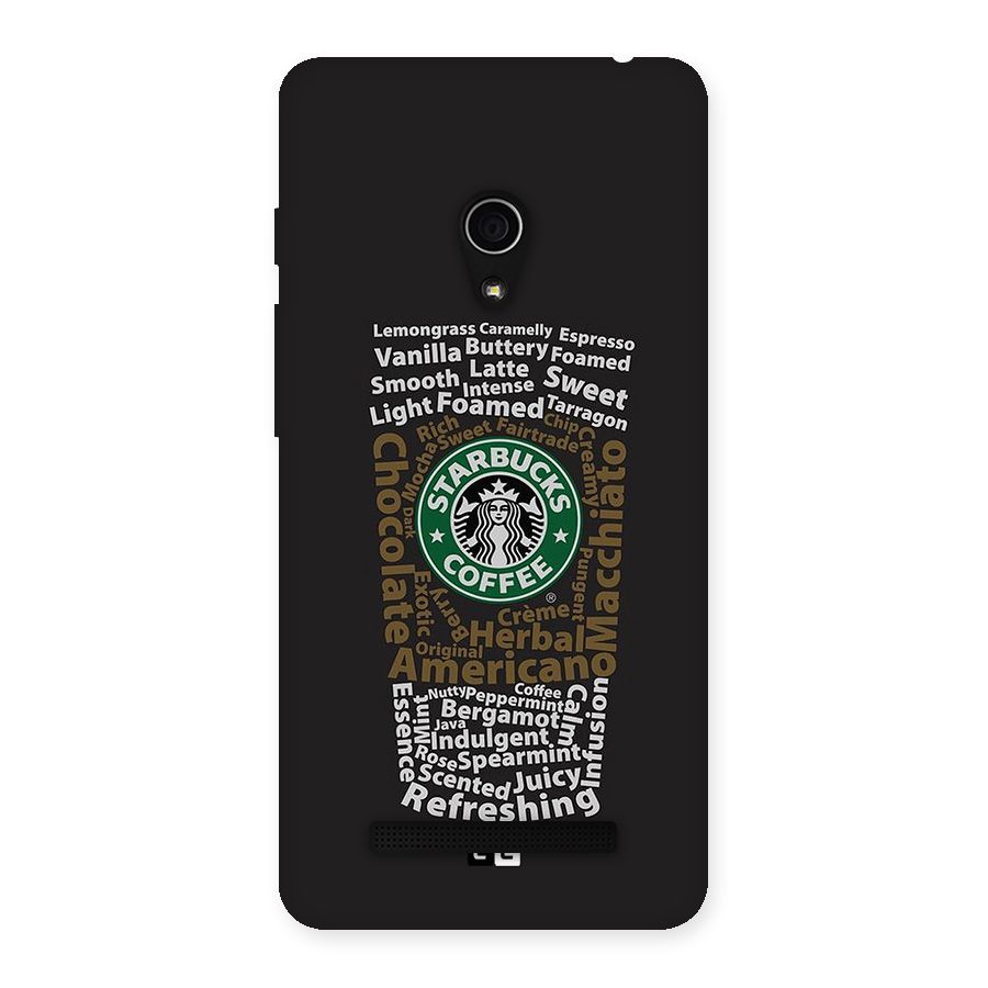Glass StarBucks Back Case for Zenfone 5