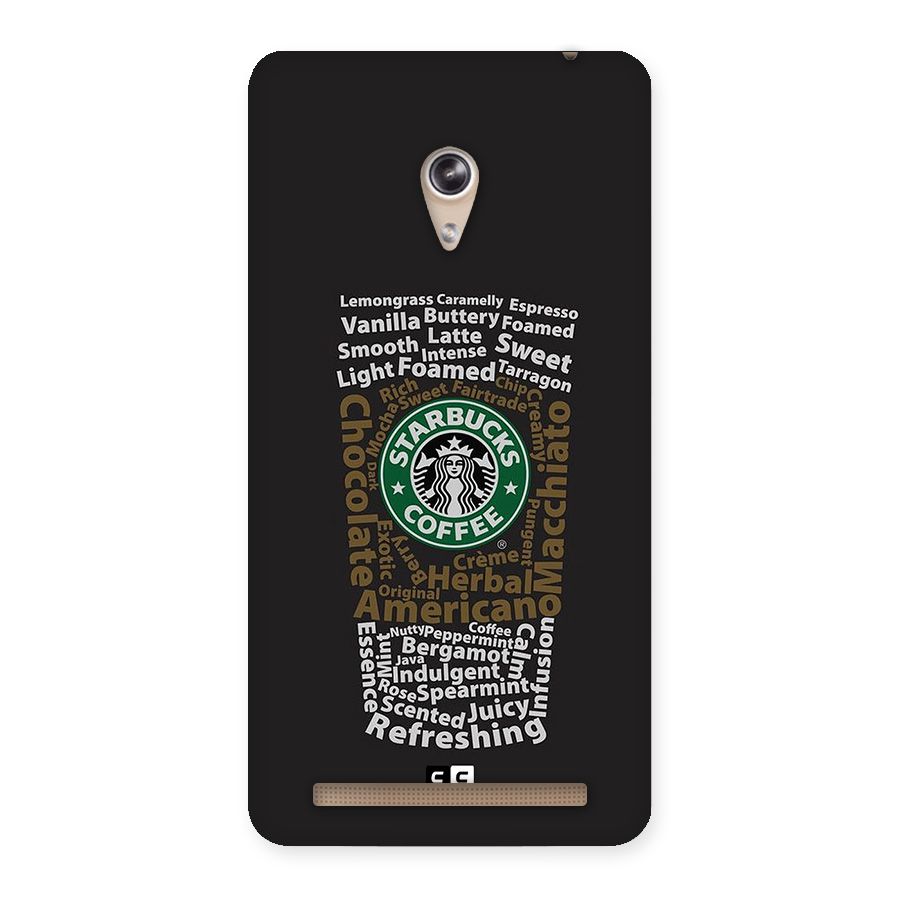 Glass StarBucks Back Case for Zenfone 6