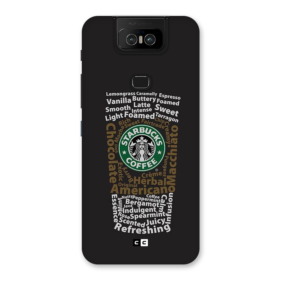 Glass StarBucks Back Case for Zenfone 6z