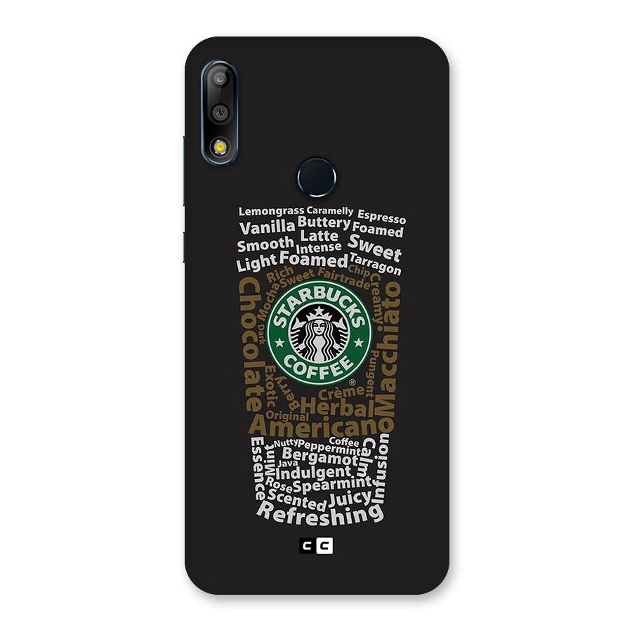 Glass StarBucks Back Case for Zenfone Max Pro M2