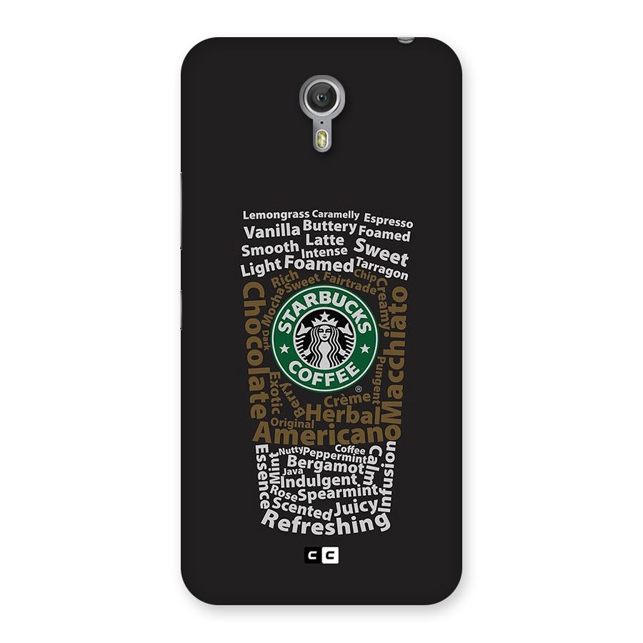 Glass StarBucks Back Case for Zuk Z1