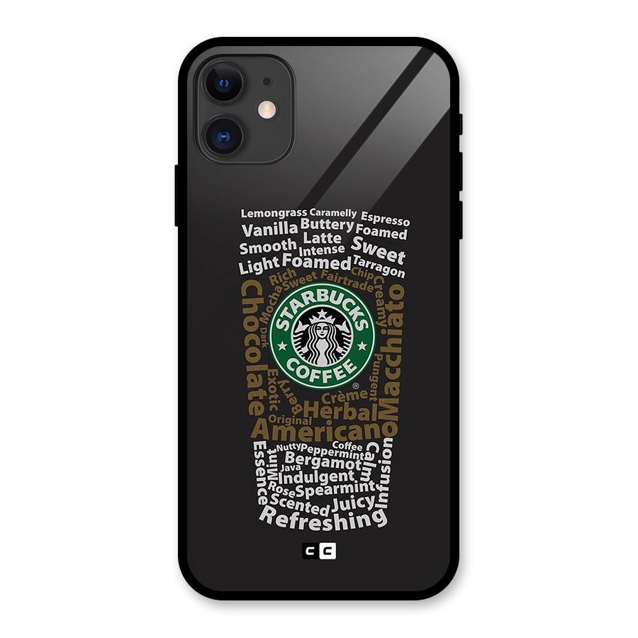 Glass StarBucks Glass Back Case for iPhone 11