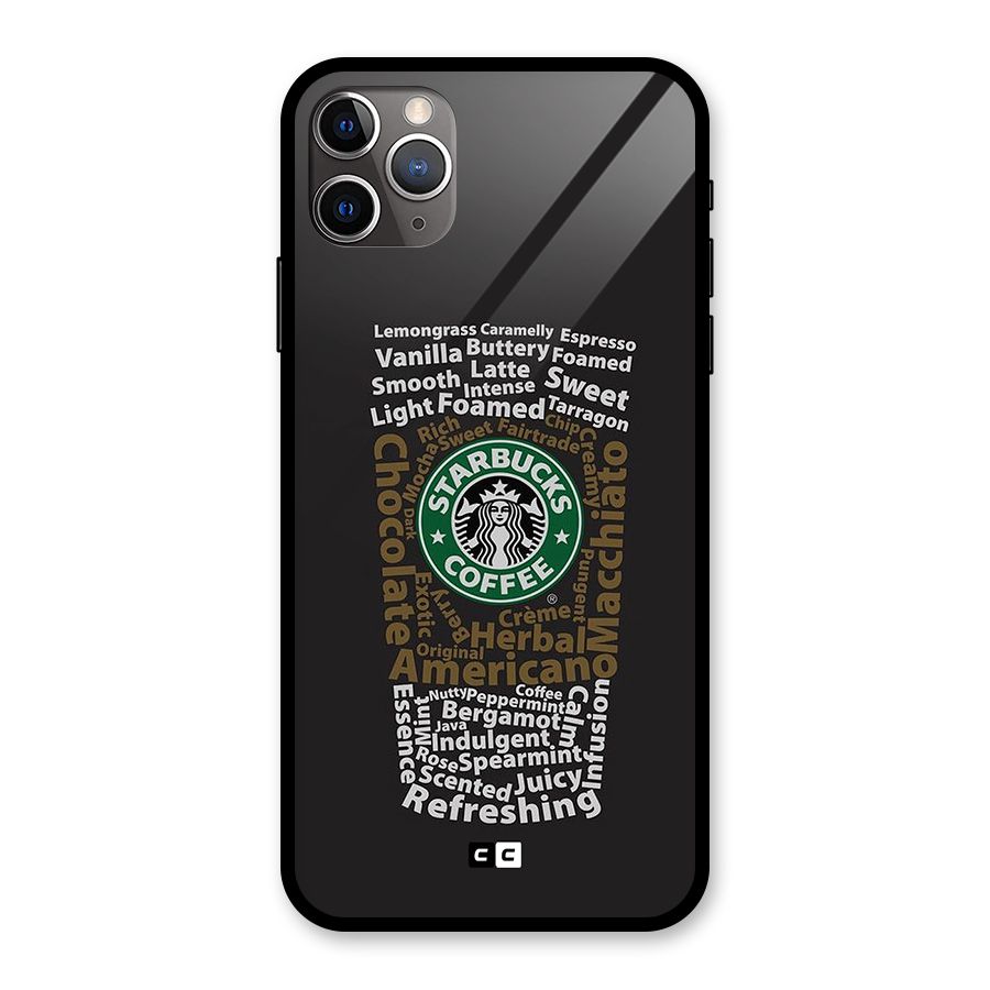 Glass StarBucks Glass Back Case for iPhone 11 Pro Max