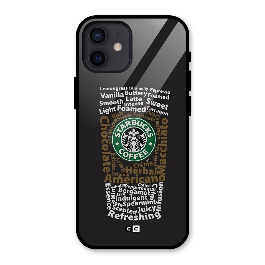 Glass StarBucks Glass Back Case for iPhone 12