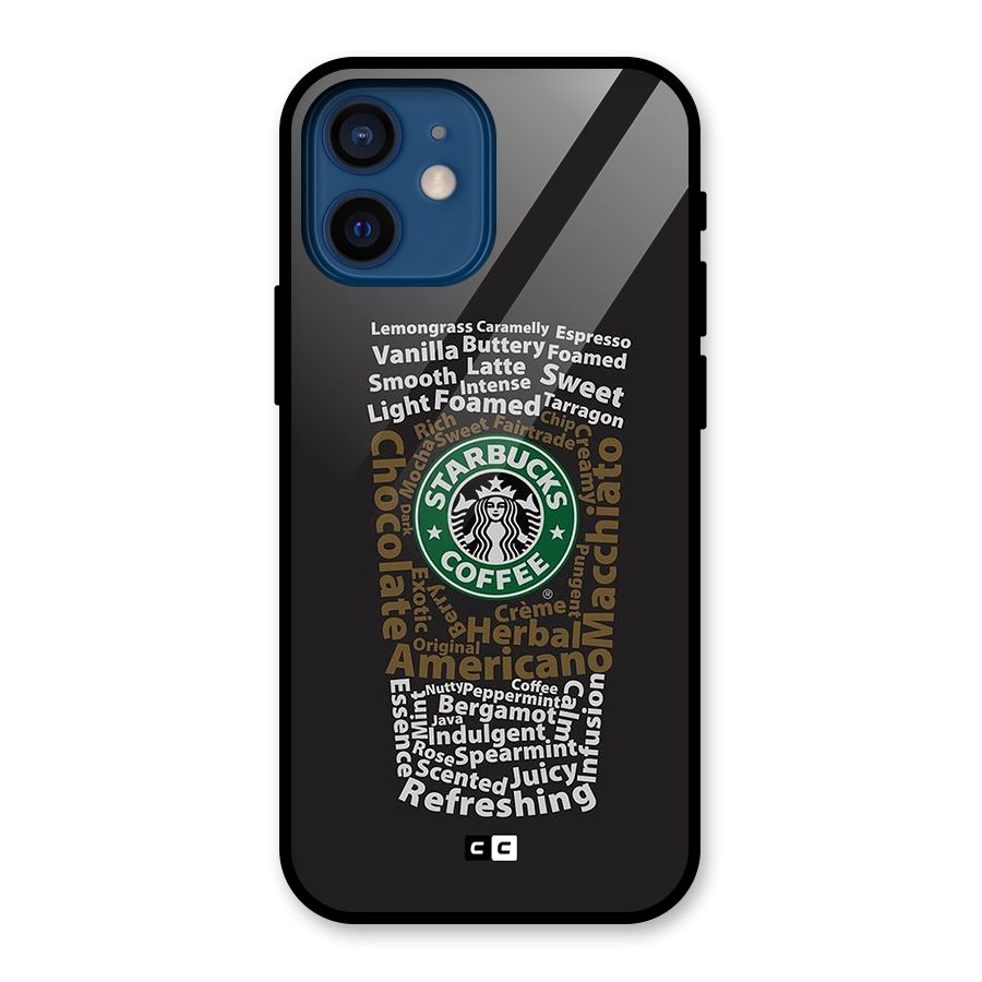 Glass StarBucks Glass Back Case for iPhone 12 Mini