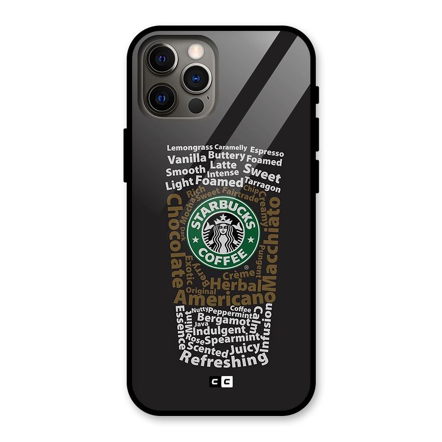 Glass StarBucks Glass Back Case for iPhone 12 Pro