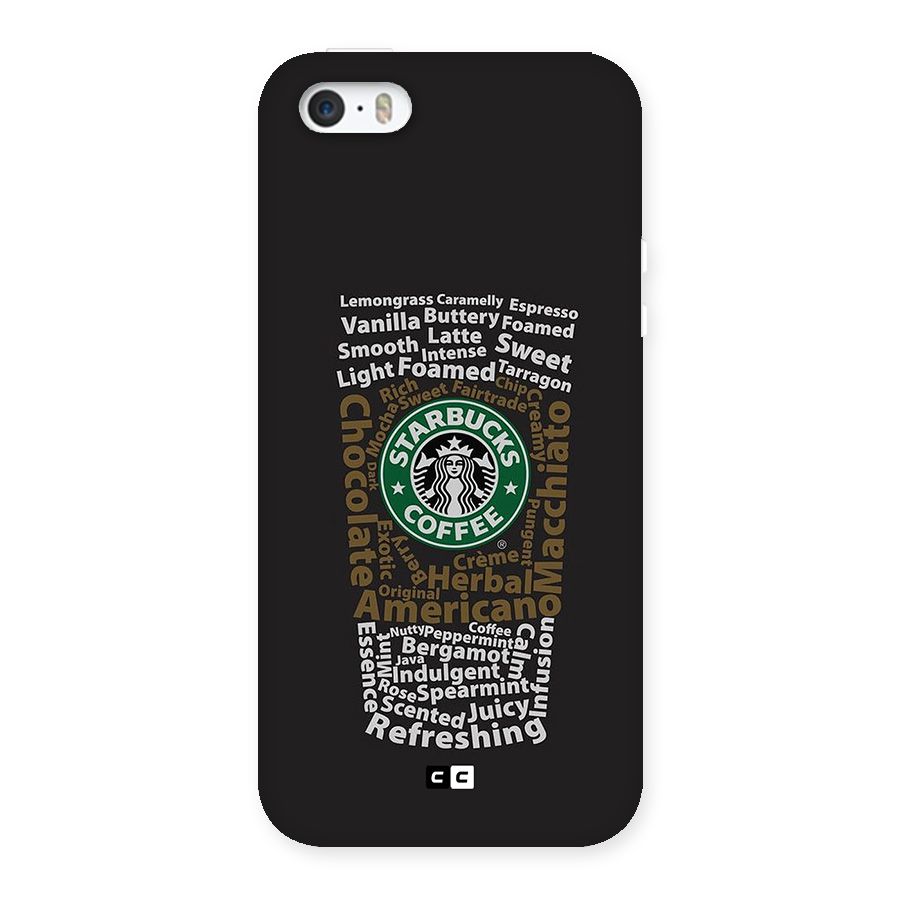 Glass StarBucks Back Case for iPhone SE 2016