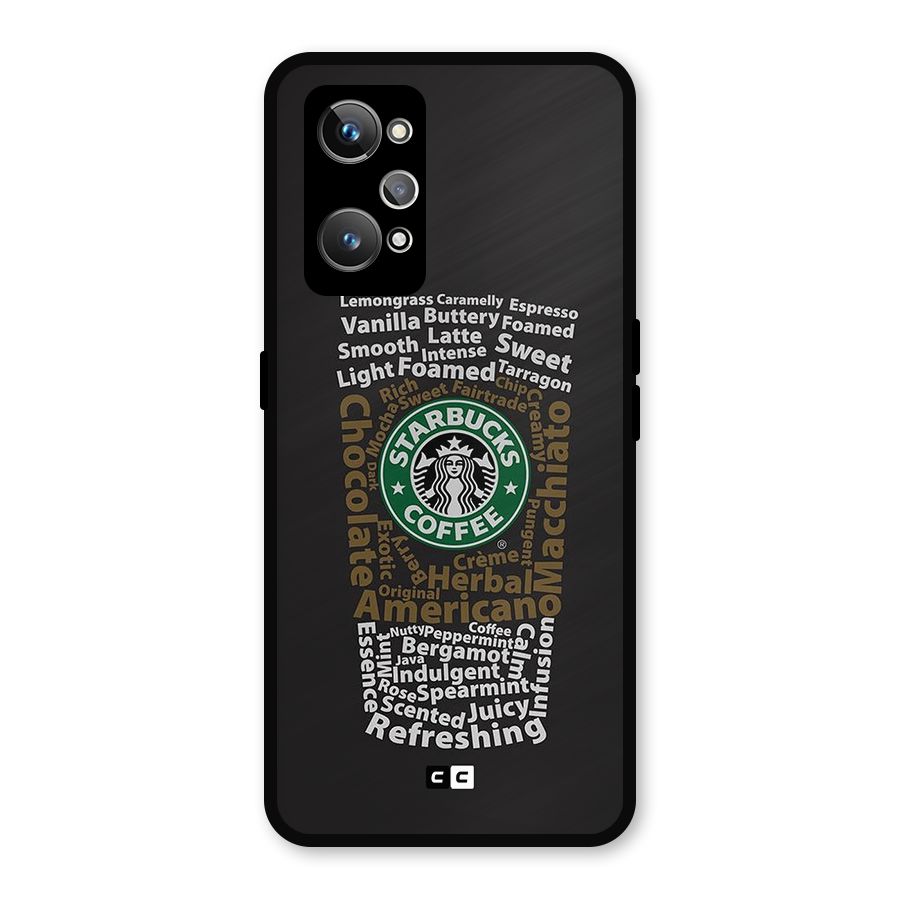 Glass StarBucks Metal Back Case for Realme GT Neo2
