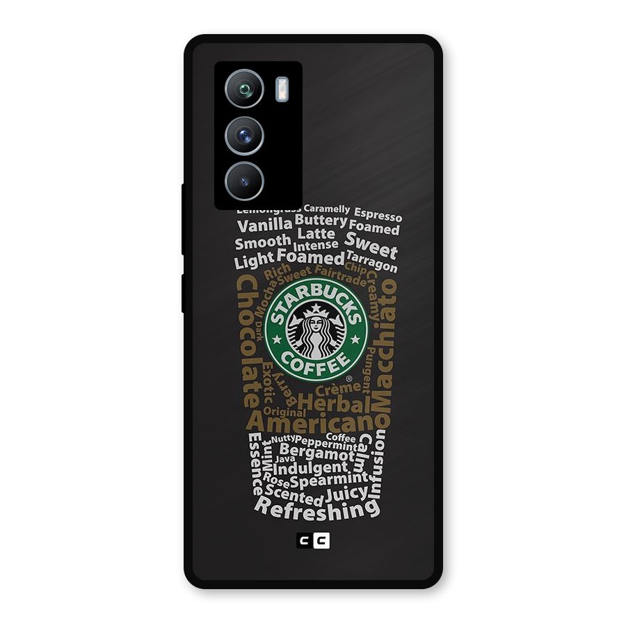 Glass StarBucks Metal Back Case for iQOO 9 SE