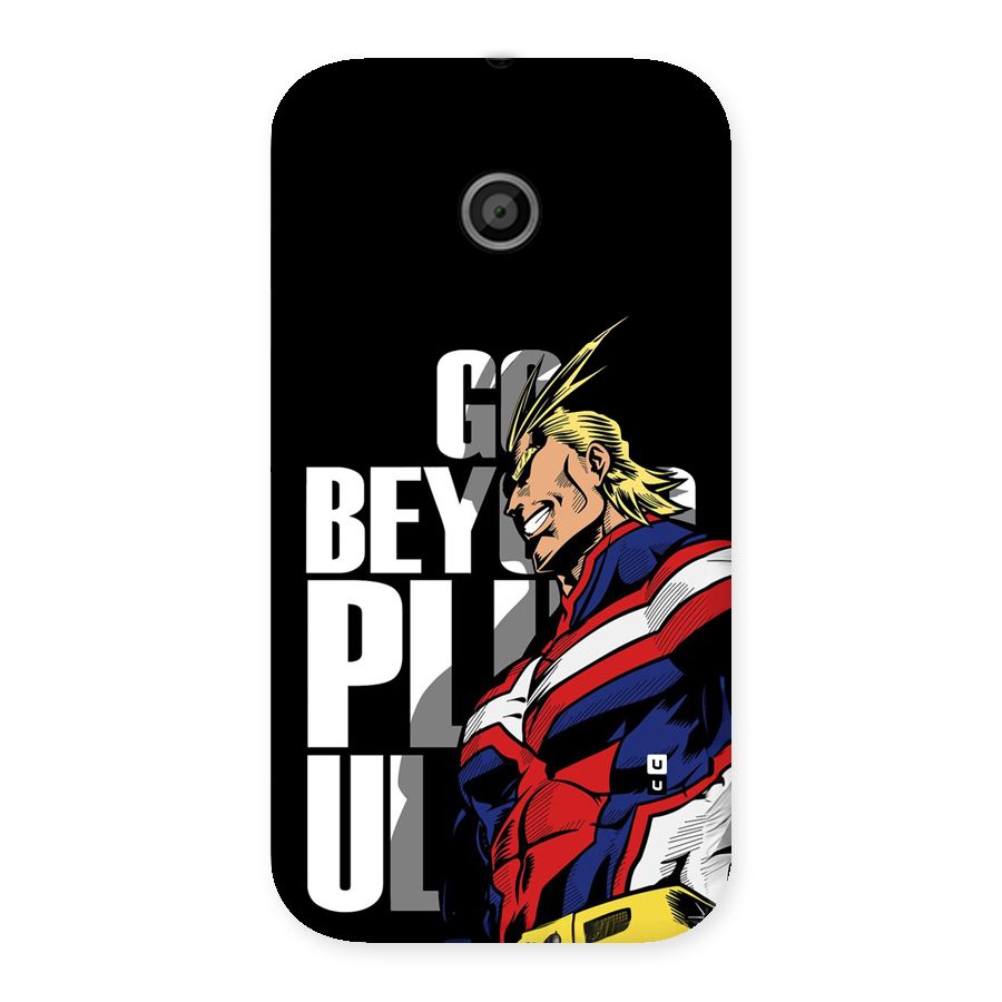 Go Beyond Back Case for Moto E