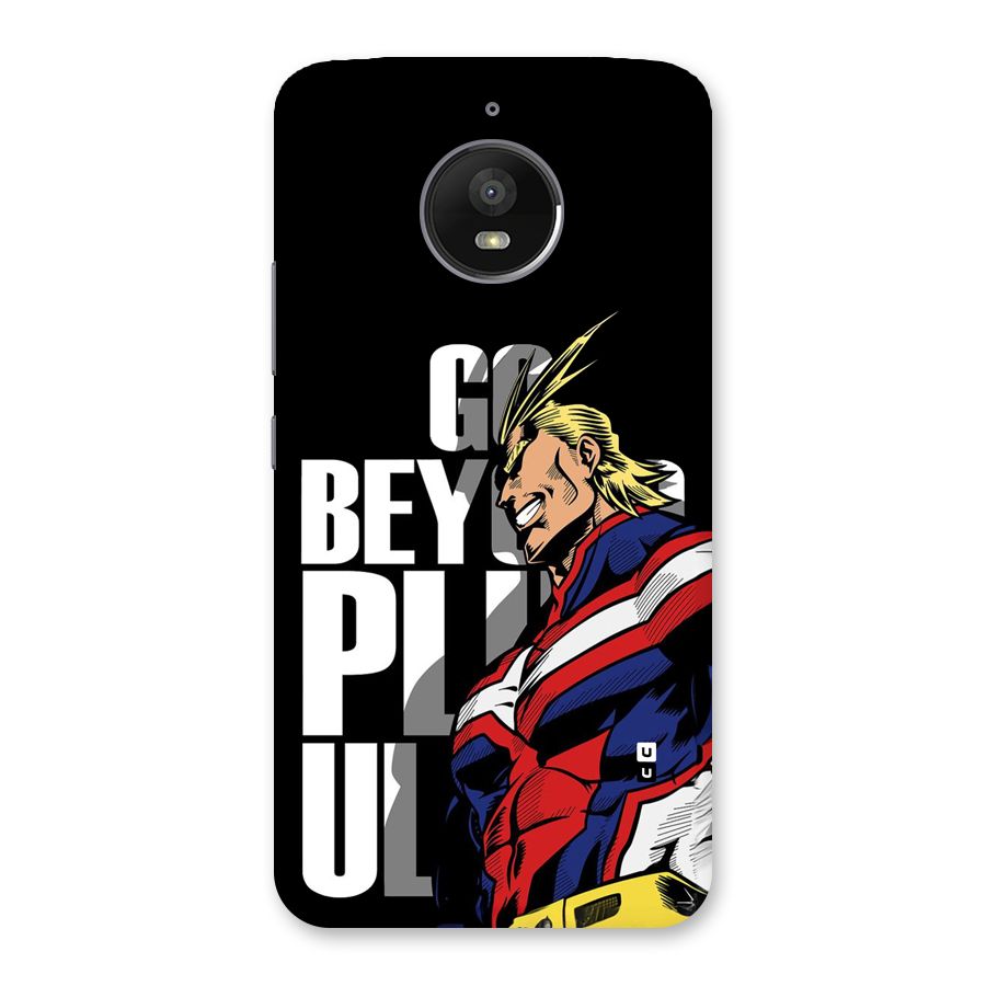 Go Beyond Back Case for Moto E4 Plus