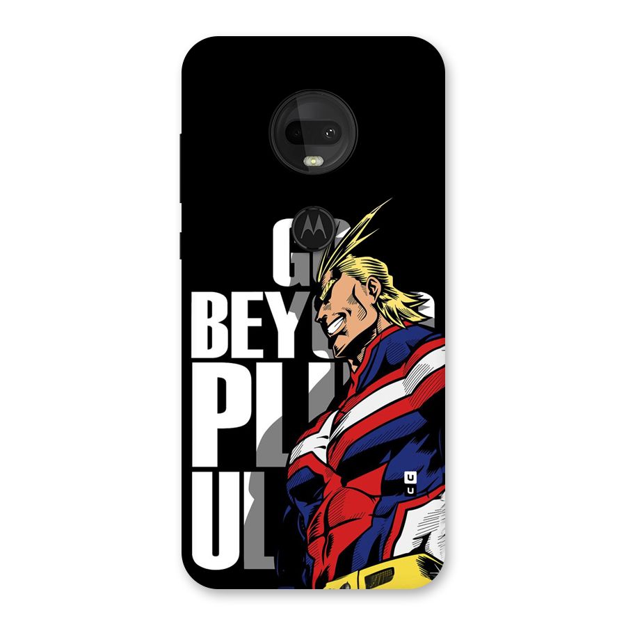 Go Beyond Back Case for Moto G7
