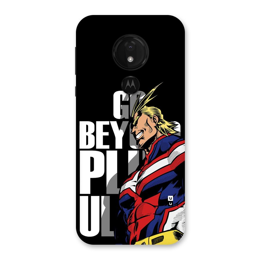 Go Beyond Back Case for Moto G7 Power