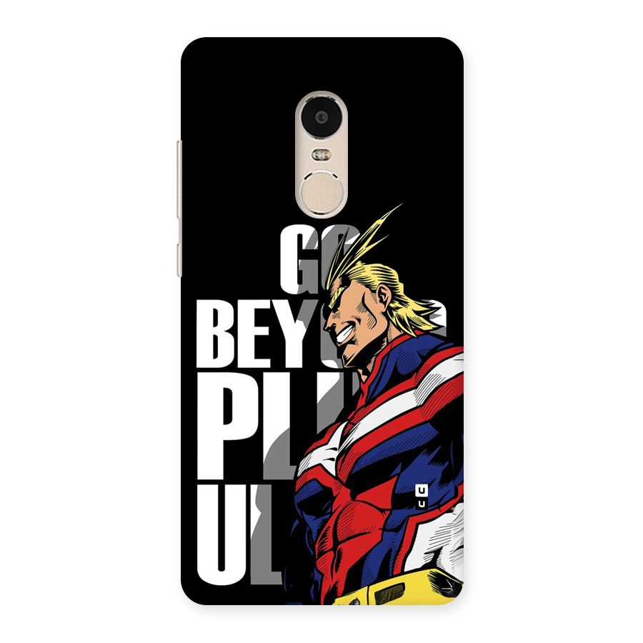Go Beyond Back Case for Redmi Note 4