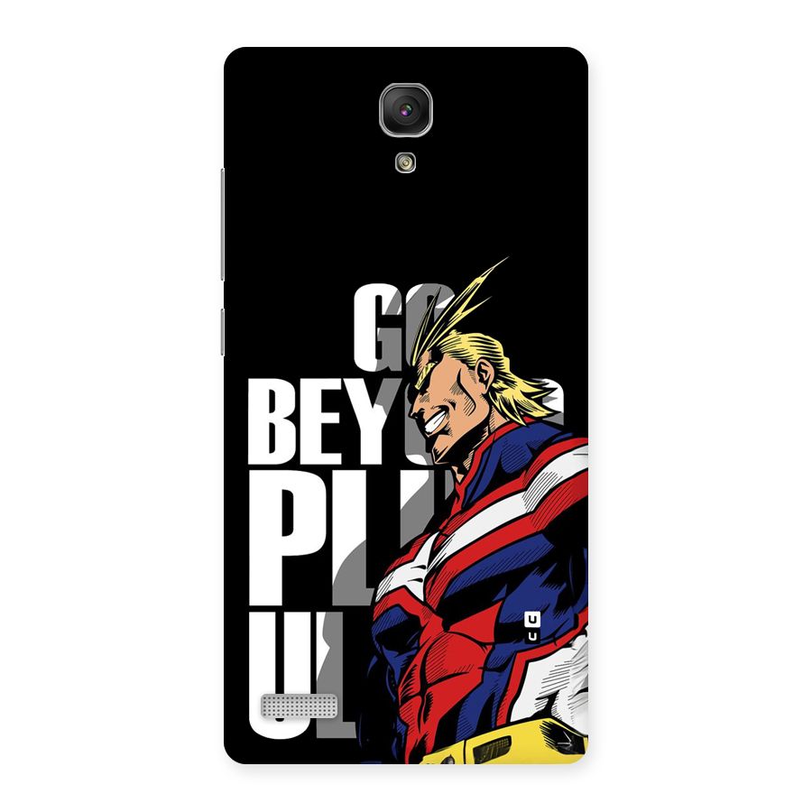 Go Beyond Back Case for Redmi Note Prime